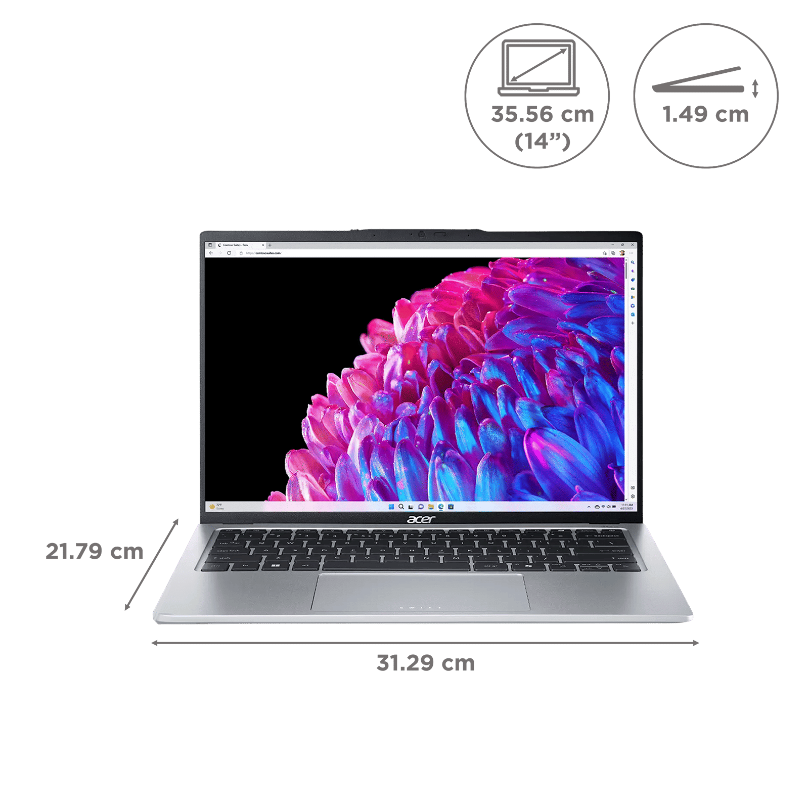 Buy acer Swift Go SFG14-73T-58PZ Intel Core Ultra 5 Touchscreen